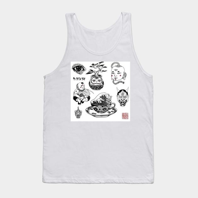 Asiatique Tank Top by Luke Gray